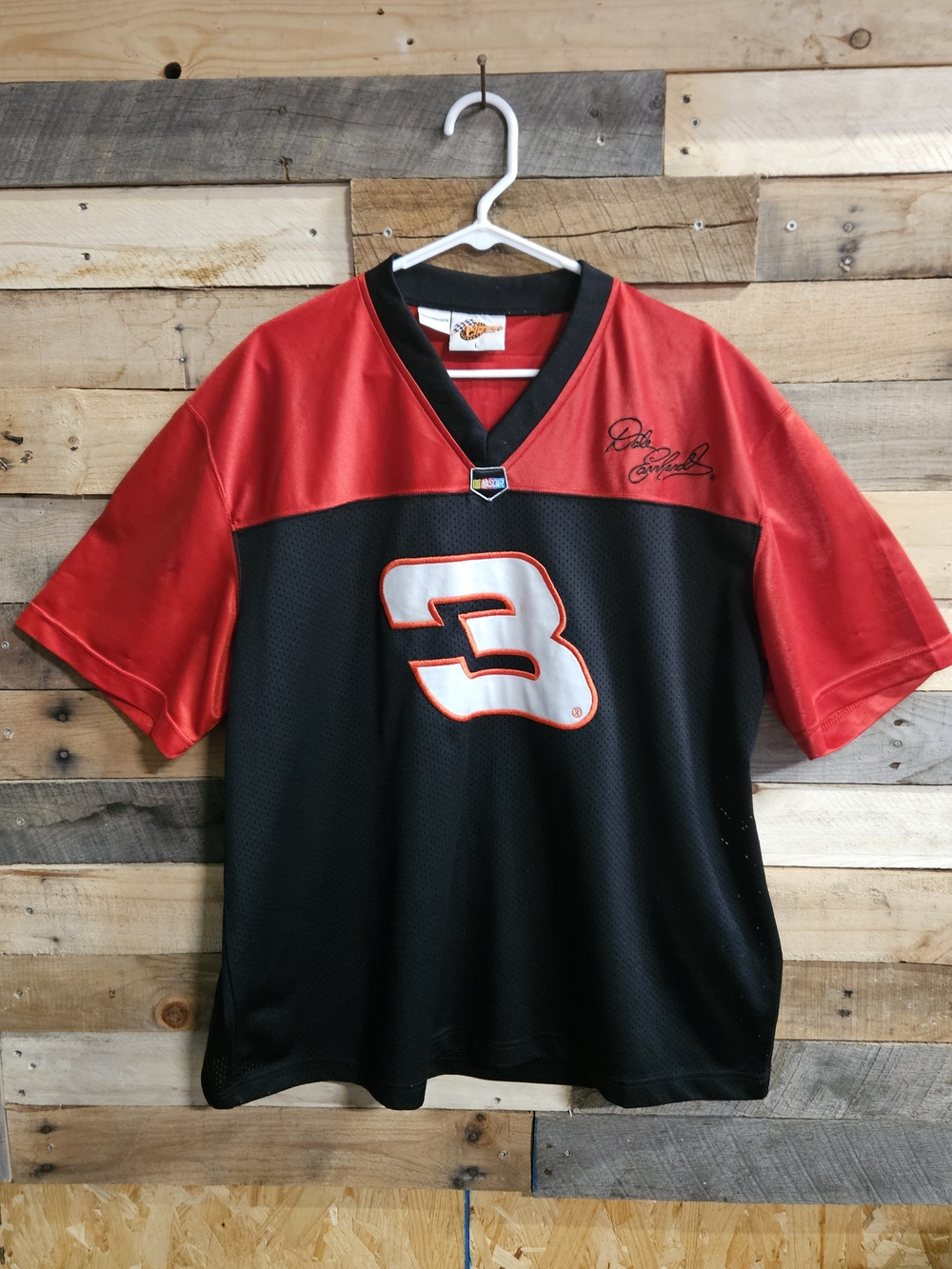 Dale Earnhardt Men's Red & Black Racing Jersey